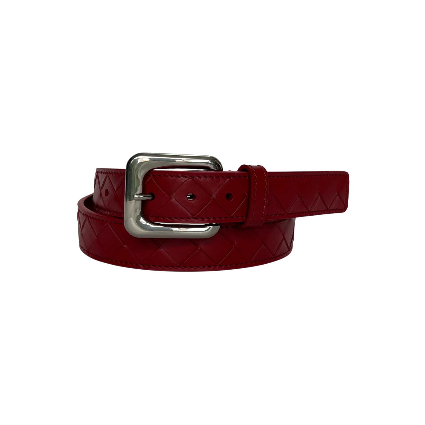 Cora Belt Cherry Red