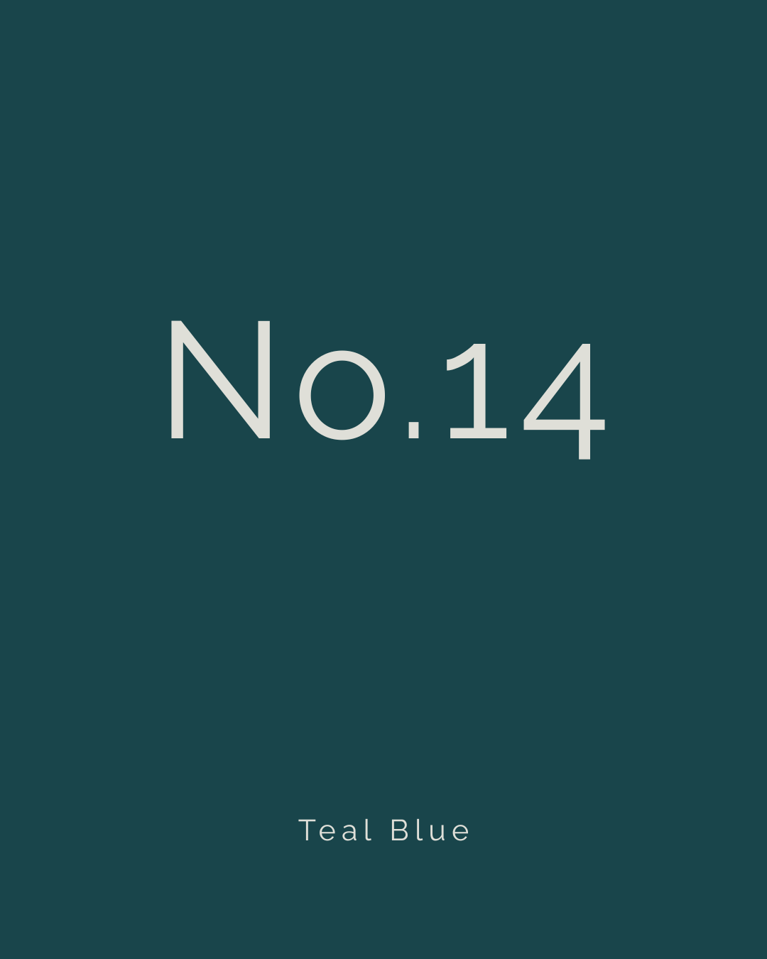 NO.14 Deep Teal
