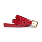 Cora Belt Cherry Red