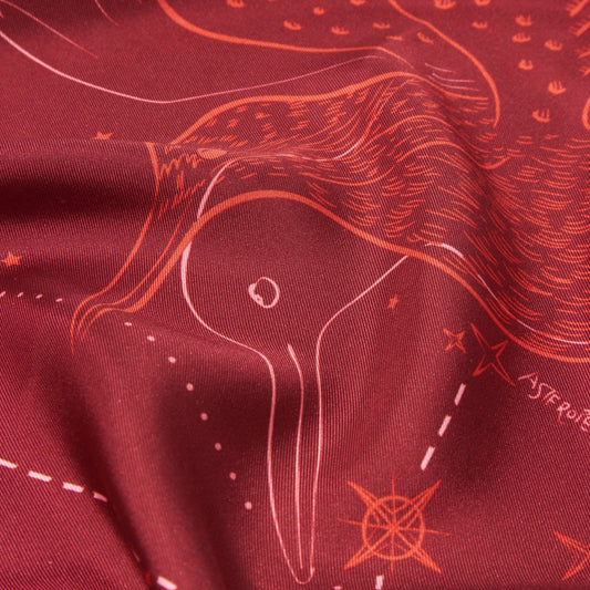 Halcyon Scarf | Cherry Red