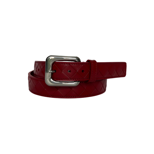 Cora Belt Cherry Red
