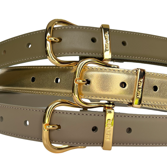 Pythia Belt – Luxe leren damesriemen | MÉA MÉA